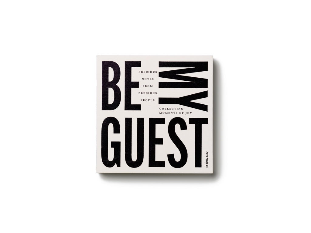 Printworks Gastenboek - Zwart/Wit